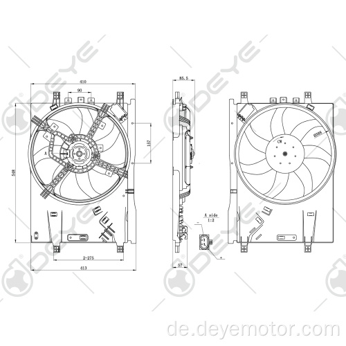 557021791341390 Kühlerlüftermotor 12v für FIAT